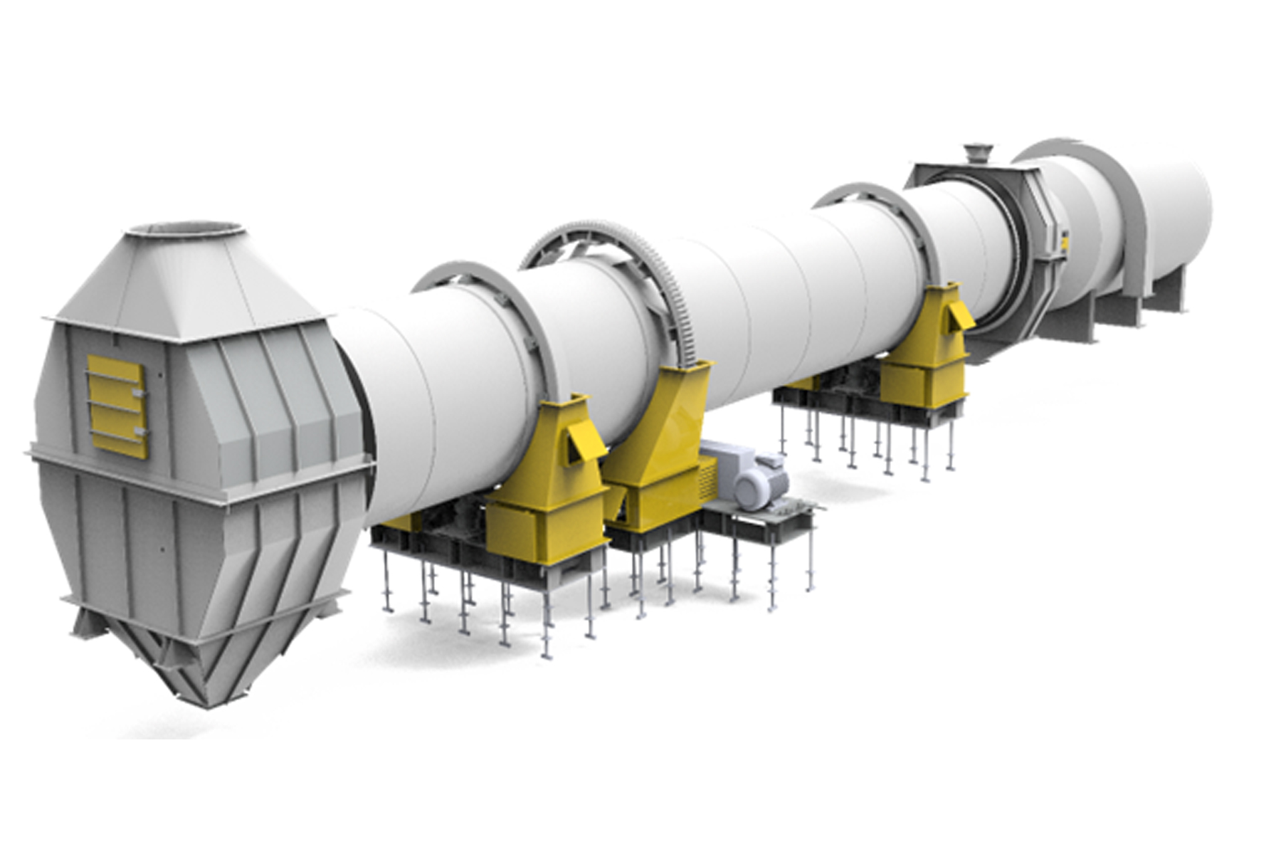 Rotary kiln.