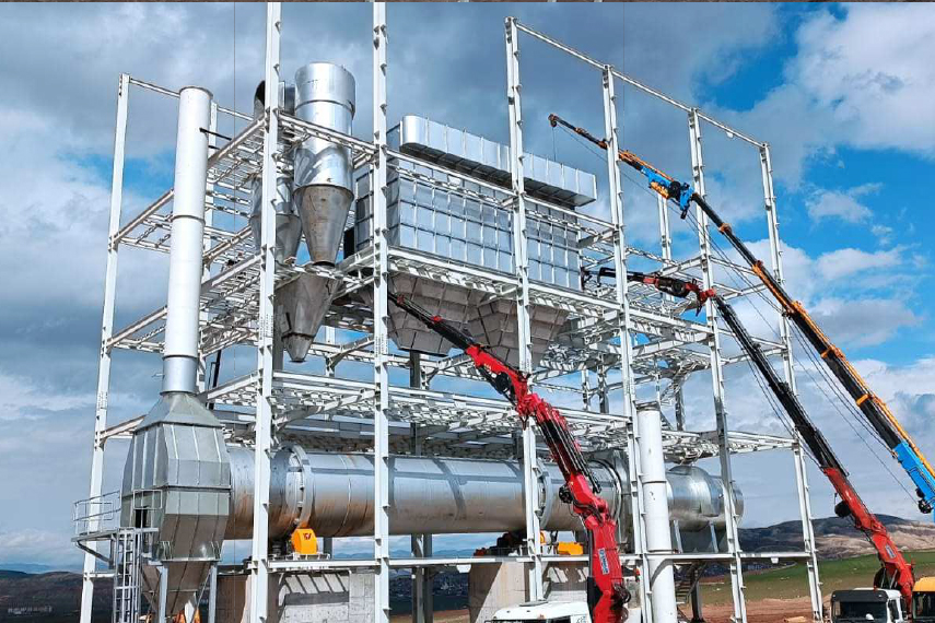 Gypsum powder factory