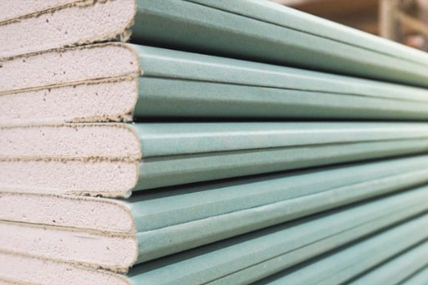 Wet materials for plasterboard production